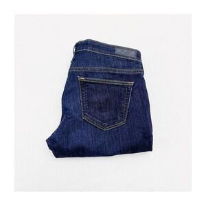 AG The Stevie Cuff Slim Straight Cuffed Dark Wash Denim SZ25